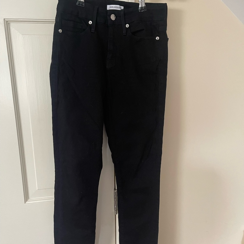 Good American Black Skinny Jeans